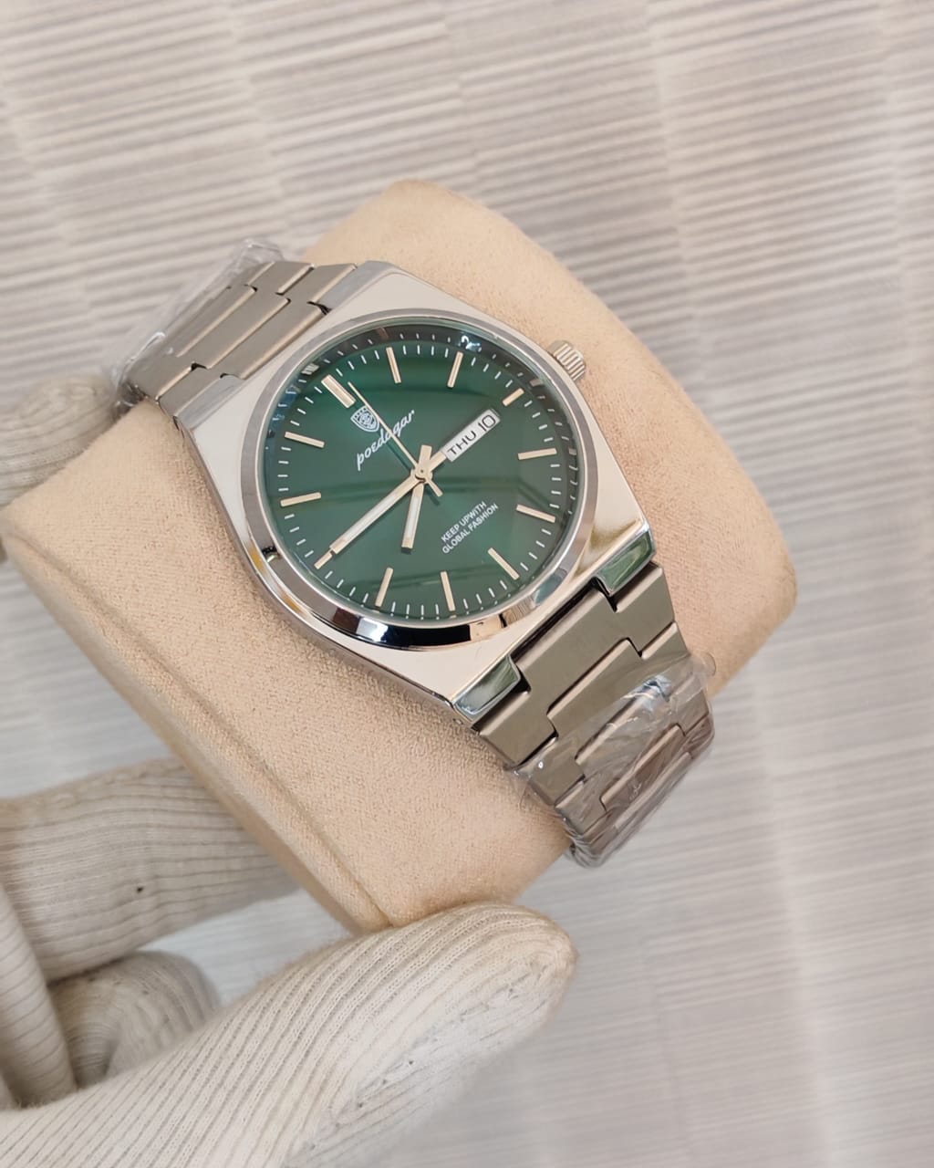 POEDAGAR 930 Business Luminous Stainless Steel Quartz Men’s Watch - Image 5