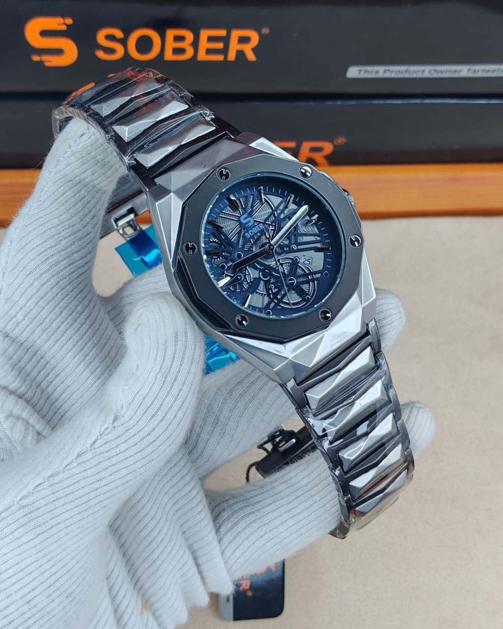 Hublot Gang Sang Spider Black Dail Silver Edition AA Grade - Image 9