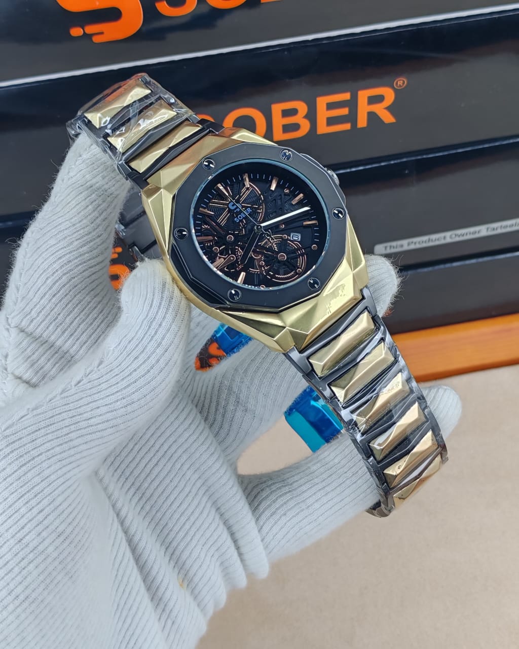 Hublot Gang Sang Spider Black Dail Silver Edition AA Grade - Image 8