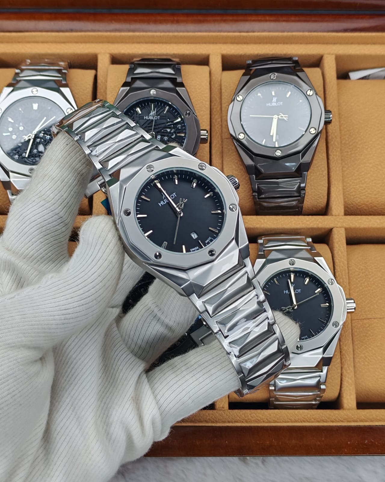Hublot Gang Sang Spider Black Dail Silver Edition AA Grade