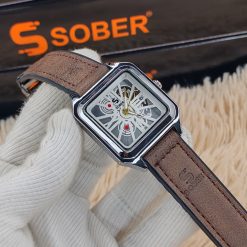 The Sober Watch Model 970 leather-style belt.